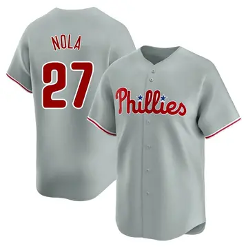 Aaron Nola Men's Philadelphia Phillies Limited Away Jersey - Gray