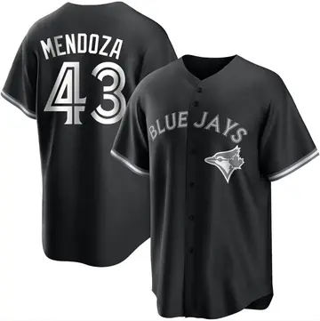 Abdiel Mendoza Youth Toronto Blue Jays Replica Jersey - Black/White