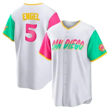Adam Engel Youth San Diego Padres Replica 2022 City Connect Jersey - White