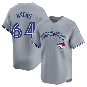 Adam Macko Youth Toronto Blue Jays Limited Away Jersey - Gray