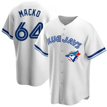 Adam Macko Youth Toronto Blue Jays Replica Home Cooperstown Collection Jersey - White
