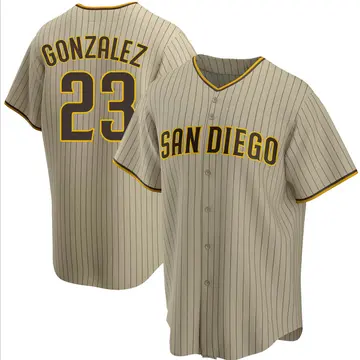 Adrian Gonzalez Men's San Diego Padres Replica Alternate Jersey - Sand/Brown