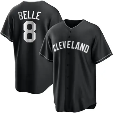 Albert Belle Youth Cleveland Guardians Replica Jersey - Black/White