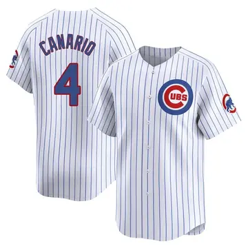 Alexander Canario Youth Chicago Cubs Limited Home Jersey - White