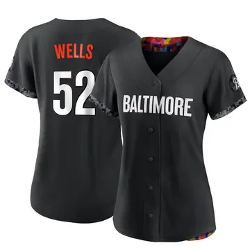 Alexander Wells Women's Baltimore Orioles Authentic 2023 City Connect Jersey - Black