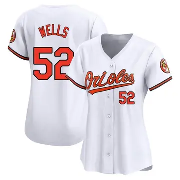 Alexander Wells Women's Baltimore Orioles Limited Home Jersey - White