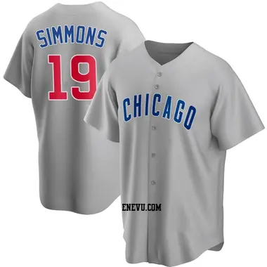 Andrelton Simmons Youth Chicago Cubs Replica Road Jersey - Gray