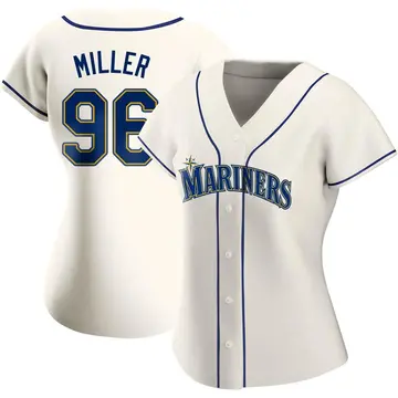 Andrew Miller Women's Seattle Mariners Replica Alternate Jersey - Cream