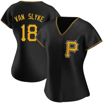 Andy Van Slyke Women's Pittsburgh Pirates Authentic Alternate Jersey - Black