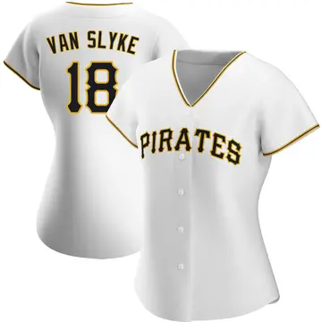 Andy Van Slyke Women's Pittsburgh Pirates Authentic Home Jersey - White