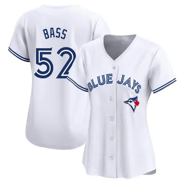 Anthony Bass Women's Toronto Blue Jays Limited Home Jersey - White