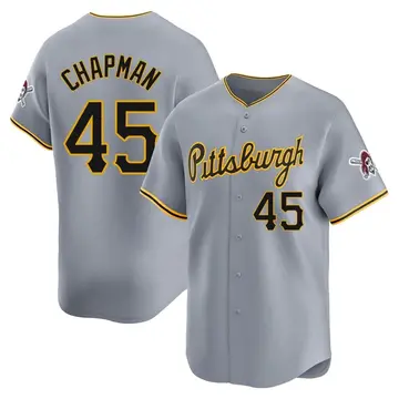 Aroldis Chapman Men's Pittsburgh Pirates Limited Away Jersey - Gray