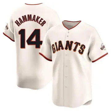 Atlee Hammaker Men's San Francisco Giants Limited Home Jersey - Cream