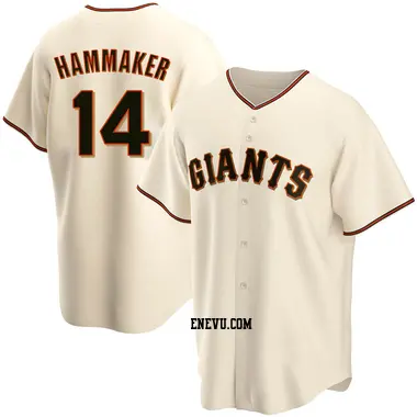 Atlee Hammaker Men's San Francisco Giants Replica Home Cooperstown Collection Jersey - White