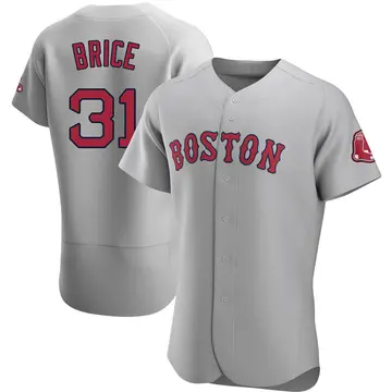 Austin Brice Men's Boston Red Sox Authentic Road Jersey - Gray
