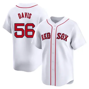 Austin Davis Men's Boston Red Sox Limited Home Jersey - White