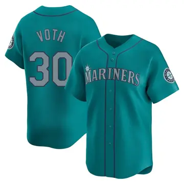 Austin Voth Youth Seattle Mariners Limited Alternate Jersey - Aqua