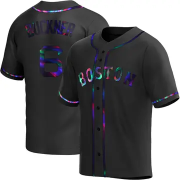 Bill Buckner Youth Boston Red Sox Replica Alternate Jersey - Black Holographic