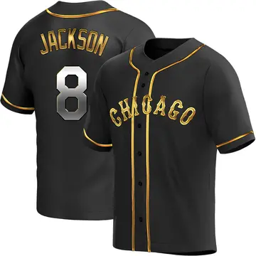 Bo Jackson Men's Chicago White Sox Replica Alternate Jersey - Black Golden