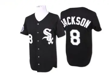 Bo Jackson Men's Chicago White Sox Replica Throwback Jersey - Black