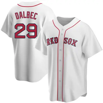 Bobby Dalbec Men's Boston Red Sox Replica Home Jersey - White