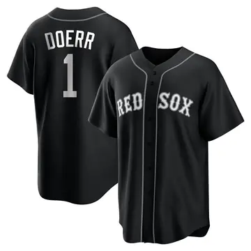Bobby Doerr Youth Boston Red Sox Replica Jersey - Black/White