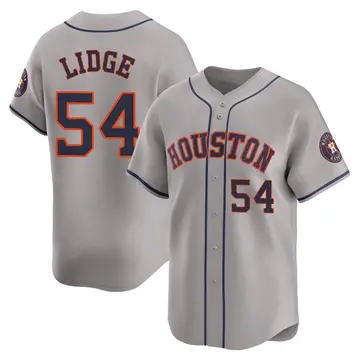 Brad Lidge Men's Houston Astros Limited Away Jersey - Gray