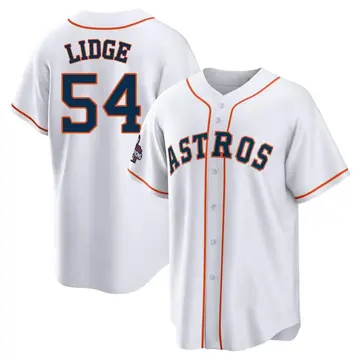 Brad Lidge Men's Houston Astros Replica 2022 World Series Champions Home Jersey - White