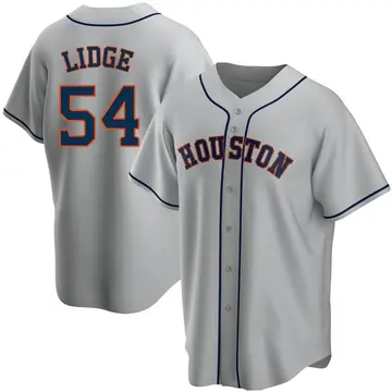 Brad Lidge Men's Houston Astros Replica Road Jersey - Gray