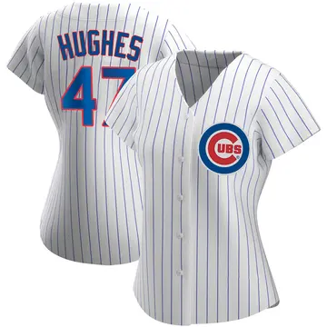 Brandon Hughes Women's Chicago Cubs Authentic Home Jersey - White