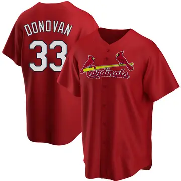 Brendan Donovan Youth St. Louis Cardinals Replica Alternate Jersey - Red