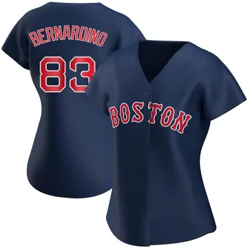 Brennan Bernardino Women's Boston Red Sox Replica Alternate Jersey - Navy