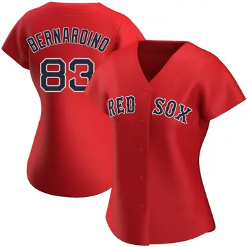 Brennan Bernardino Women's Boston Red Sox Replica Alternate Jersey - Red