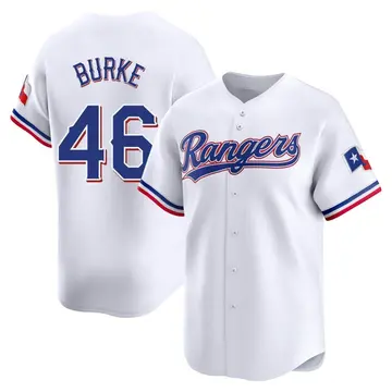 Brock Burke Men's Texas Rangers Limited Home Jersey - White