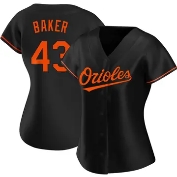 Bryan Baker Women's Baltimore Orioles Authentic Alternate Jersey - Black