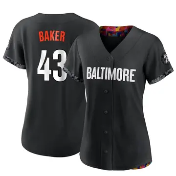 Bryan Baker Women's Baltimore Orioles Replica 2023 City Connect Jersey - Black