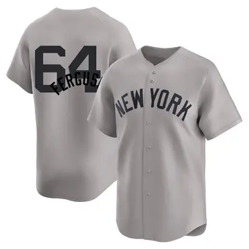 Caleb Ferguson Youth New York Yankees Limited Away 2nd Jersey - Gray