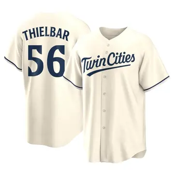 Caleb Thielbar Youth Minnesota Twins Replica Alternate Jersey - Cream