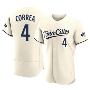 Carlos Correa Men's Minnesota Twins Authentic Alternate 2023 Jersey - Cream