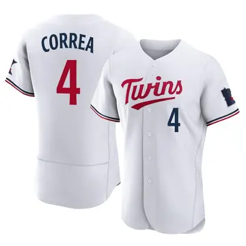 Carlos Correa Men's Minnesota Twins Authentic Home Jersey - White
