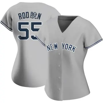 Carlos Rodon Women's New York Yankees Replica Road Name Jersey - Gray