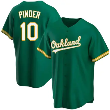 Chad Pinder Youth Oakland Athletics Replica Kelly Alternate Jersey - Green