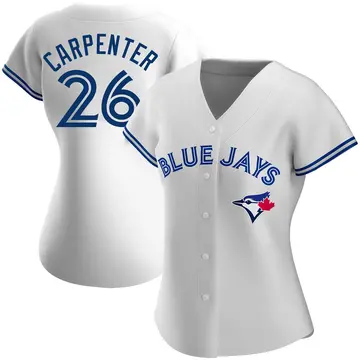 Chris Carpenter Women's Toronto Blue Jays Authentic Home Jersey - White