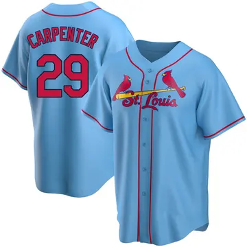 Chris Carpenter Youth St. Louis Cardinals Replica Alternate Jersey - Light Blue