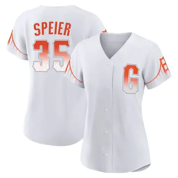 Chris Speier Women's San Francisco Giants Authentic 2021 City Connect Jersey - White