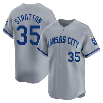 Chris Stratton Youth Kansas City Royals Limited Away Jersey - Gray