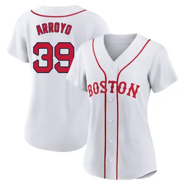 Christian Arroyo Women's Boston Red Sox Replica 2021 Patriots' Day Jersey - White
