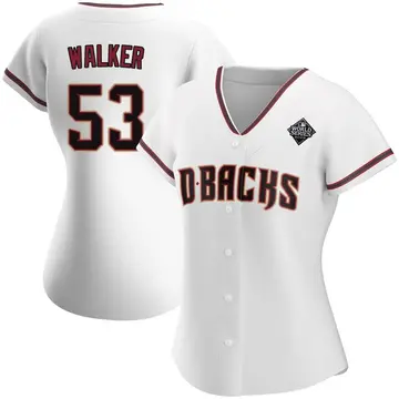 Christian Walker Women's Arizona Diamondbacks Authentic Home 2023 World Series Jersey - White