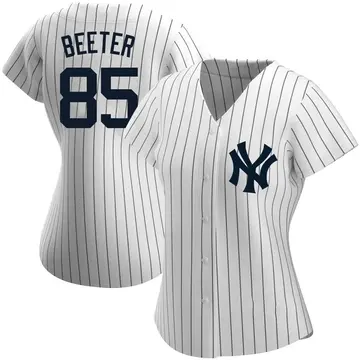 Clayton Beeter Women's New York Yankees Replica Home Name Jersey - White