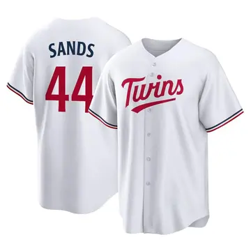 Cole Sands Youth Minnesota Twins Replica Home Jersey - White